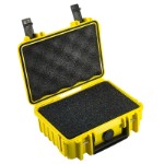 OUTDOOR case in yellow with foam insert 205x145x80 mm Volume 2,3 L Model: 500/Y/SI